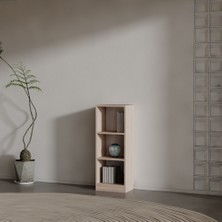 Cool Suntalam Kitaplık ( 106 x 40 x 28 ) Hareli Ceviz (Mat)