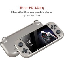Sjgam M17 Retro Atari, 4.3 Inç IPS Ekran, 64GB Taşınabilir Oyun Konsolu, Psp/ps1 N64 Oyunları ile 20000 Oyun
