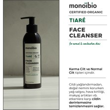 Monoibio Tiare Normal Karma Ciltlere Özel Organik Yüz Temizleme Jeli - Tüm Ciltler için Uygundur 250 ml