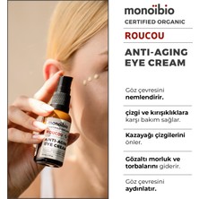 Monoibio Roucou Anti Aging Göz Çevresi Kremi - Göz Altı Torbası Göz Altı Morluğu Kazayağı Kremi 30 ml