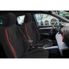 Atom x Standart Araba Koltuk Kılıfı Özel Kalıp Siyah