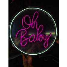 Çizgi Neon Cizgineon Sonsuzluk Ayna Neon LED Işıklı Duvar Dekarasyon