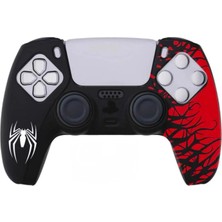 CRK Tech Ps5 Dualsense Spiderman Desenli Gamepad Uyumlu Slikon Kılıf Case