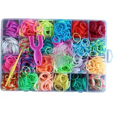 1000+ Parça Lastik Toka Bileklik Kolye Yapım Seti