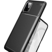 ZORE Samsung Galaxy M51 Kılıf Zore Negro Silikon Kapak-Lacivert