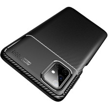 ZORE Samsung Galaxy M51 Kılıf Zore Negro Silikon Kapak-Lacivert