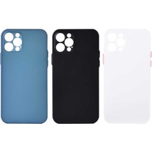 ZORE Apple iPhone 12 Pro Kılıf ​​​​zore Slims Kapak-Saks Mavi