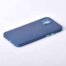 ZORE Apple iPhone 12 Pro Kılıf ​​​​zore Slims Kapak-Saks Mavi