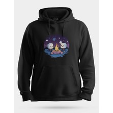 Nirvoda Kamp Yapan Marshmallow Unisex Kapüşonlu Sweatshirt