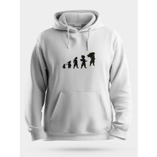 Nirvoda Goku Evrim Unisex Kapüşonlu Sweatshirt