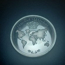 Escoines Koleksiyon 2001 Almanya Değerli Hazineler Hatıra Madalya Precıous Treasurıes 28GRAM / 40MM