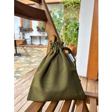Sumicorn Design Soft Ekolojik Bez Kese,keten Büzgülü Ipli Düzenleyici Kese,makyaj Seyahat Çantası