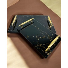 Quartz Dekoratif Söz Nişan Tepsisi