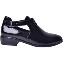 Albini 25100028 Deri Siyah Rugan Kadın Ayakkabı