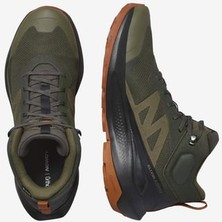 Salamon Salomon Elixir Activ Mid Gore-Tex Erkek Outdoor Botu Haki