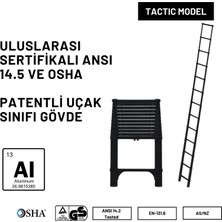 Telescopics 3.8m Taktik Amaçlı Tam Otomatik Teleskopik Merdiven - 1600ET