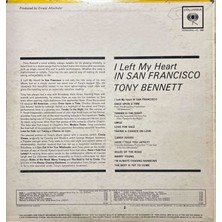 Tonny Bennett I Left My Heart In San Francisco Lp Plak