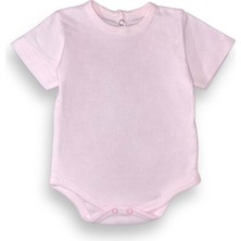Mnk Baby & Kids Bebek Çıtçıtlı Kısa Kol Zıbın Badi MNK0457