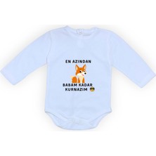 Mnk Baby & Kids En Azından Babam Kadar Kurnazım Bebek Çıtçıtlı Body MNK0628