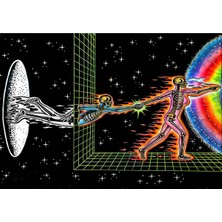 Vendini Psychedelic Sanat Duvar Halısı Duvar Örtüsü Wall Tapestry