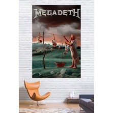 Vendini Kumaş , Megadeth Duvar Örtüsü Duvar Halısı Wall Tapestry