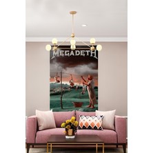 Vendini Kumaş , Megadeth Duvar Örtüsü Duvar Halısı Wall Tapestry