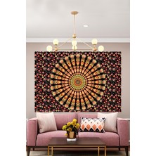 Vendini Mandala Duvar Örtüsü Duvar Halısı Wall Tapestry