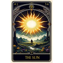 Vendini Tarot  Serisi Duvar Örtüsü Duvar Halısı Wall Tapestry