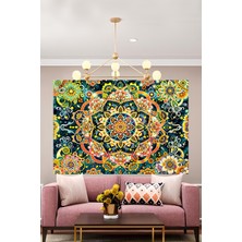 Vendini Mistik Mandala Duvar Örtüsü Duvar Halısı Wall Tapestry