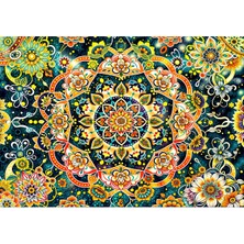 Vendini Mistik Mandala Duvar Örtüsü Duvar Halısı Wall Tapestry