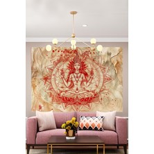 Vendini Kumaş , Canlı Renkler Duvar Örtüsü Duvar Halısı Wall Tapestry