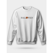 Nirvoda Halloween Cadılar Bayramı Minimal Unisex Regular Sweatshirt