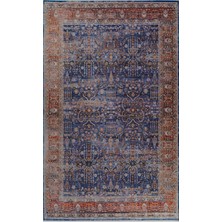 Gabardin Halı 7/24 Vintage Tarzı 200 x 290 Toz Barındırmaz Viskon Halı 1154-LCV