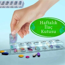 Hasby 4 Adet Haftalık Ilaç Kutusu Ilaç Kutusu Düzenleyici Haftalık Ilaç Saklama Kutusu