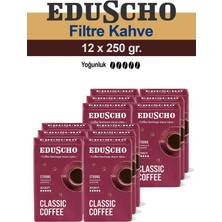 Eduscho Classic Coffee Strong 12 x 250 gr Öğütülmüş Filtre Kahve