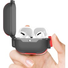 Nüanstek Airpods 3. Nesil Zore Airbag 34 Darbelere Karşı Dayanıklı Kılıf-Kırmızı