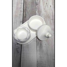 3 Parça Lotus, Kase ve Oval Altlık Set ( Dekoratif Obje, Sunumluk)