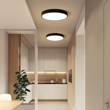 Maxled Yüksek Verimli 12W Sıva Üstü Yuvarlak LED Panel Armatür - Siyah Kasa- Yuvarlak Kasa | Enerji Tasarruflu, Uzun Ömürlü