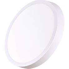 Maxled Yüksek Verimli 24W Yuvarlak Sıva Üstü LED Panel Armatür -Yuvarlak Beyaz Kasa | Enerji Tasarruflu,uzun Ömür