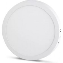 Maxled Yüksek Verimli 24W Yuvarlak Sıva Üstü LED Panel Armatür -Yuvarlak Beyaz Kasa | Enerji Tasarruflu,uzun Ömür