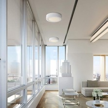 Maxled Yüksek Verimli 24W Yuvarlak Sıva Üstü LED Panel Armatür -Yuvarlak Beyaz Kasa | Enerji Tasarruflu,uzun Ömür