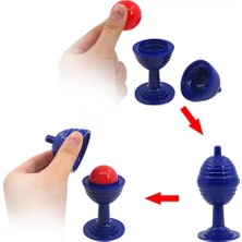 Çerçici Sihirli Mavi Renk Kupa Oyunu Top Kaybeden Gizemli Kupa