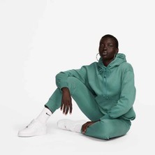 Phoenix Fleece Full Zip Bol Kesim Oversize Hoodie Kadın Polarlı Kapüşonlu Sweatshirt DQ5860-361
