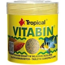 Tropical Vitabin Roslinny Akvaryum Bagışıklık Destekleyici Balık Yemi 50 ml 36 gr