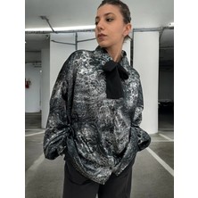 Unisex Özel Tasarım Saten Gömlek