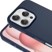 Ekılıf Apple iPhone 16 Pro Max - Kılıf Içi Kadife Koruucu Lansman Lsr Kapak - Gümüş