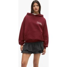 Actıve Moda-Kadın Sweatshirt  Fake Love Alert  Baskılı Hodies  3 Iplik Kompakt Kumaş (Içi Pamuklu