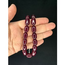 Anemore Collection Efe Boy Maskot Şak Şak Tesbih Çubuk Kehribar Büyük Boy T-728