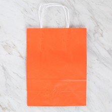 Loren 18 x 8 x 24 cm Turuncu Kraft Çanta