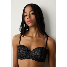 Penti Bloom Lace Dantel Siyah Sütyen